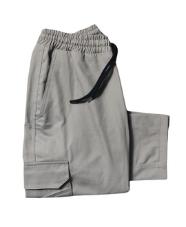 Taupe Cargo Pants Uncuffed