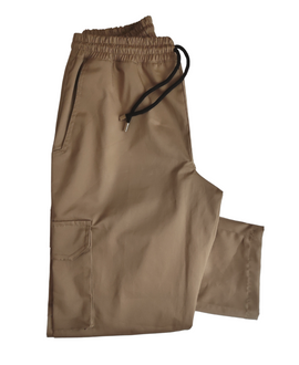 Khaki Cargo Pants Uncuffed
