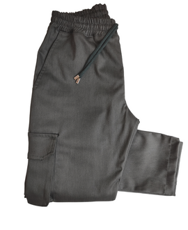 Dark Gray Cargo Pants Uncuffed