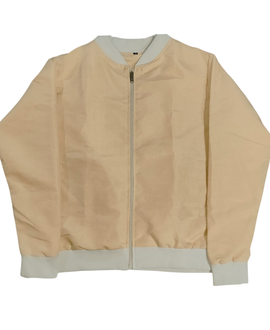 Apricot - Beige Bomber Jacket