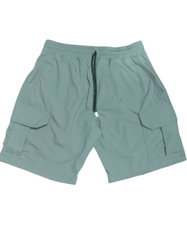 Gray Cargo Shorts