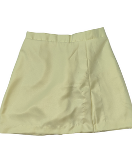 Yellow Slit Skorts