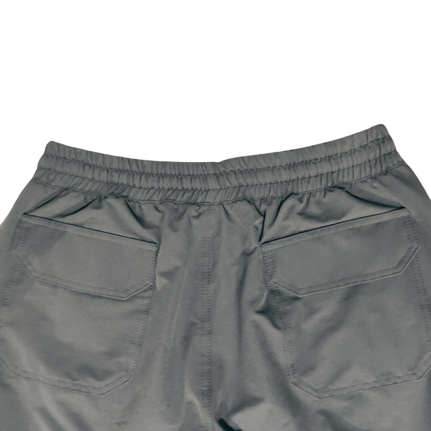 Dark Gray Microfiber Cargo Pants