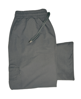 Dark Gray Microfiber Cargo Pants