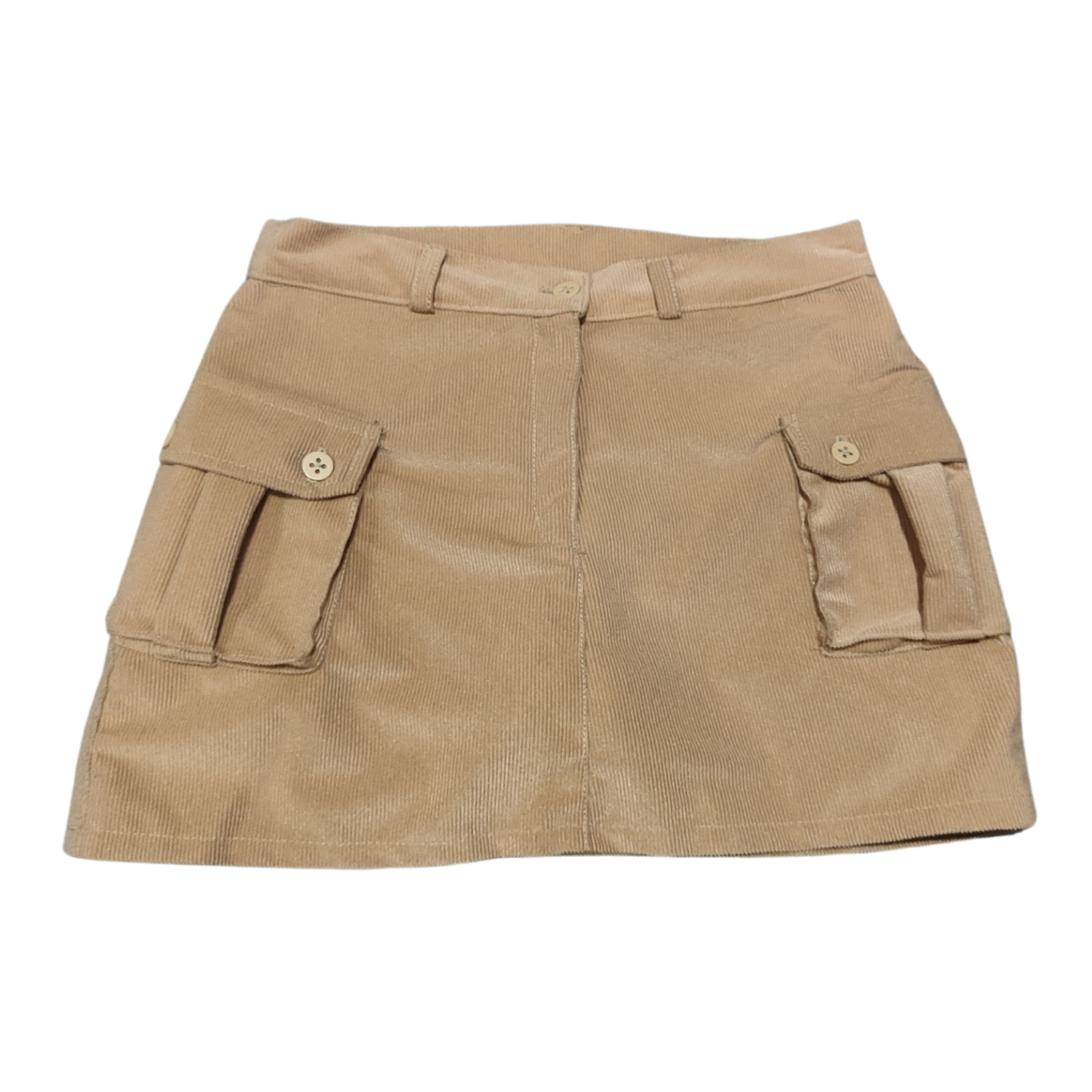Khaki Cargo Skirt