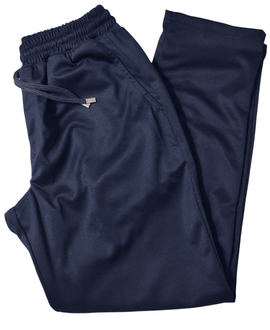 Navy Blue Spanribs Straight Pants
