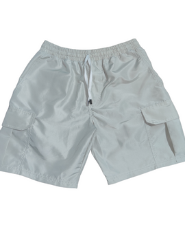 Cream Cargo Shorts